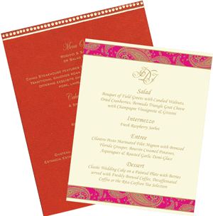 Indian wedding invitations card